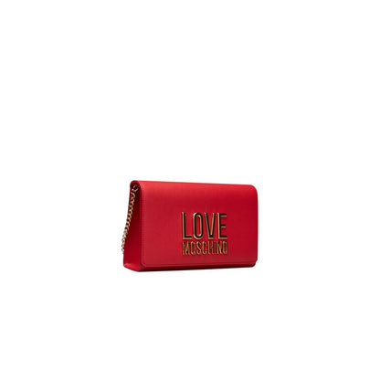 Love Moschino Red Polyethylene Crossbody Bag