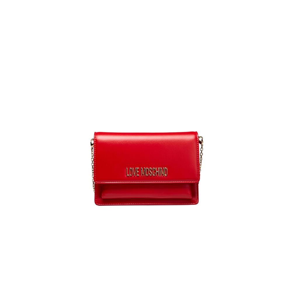 Love Moschino Red Polyethylene Crossbody Bag