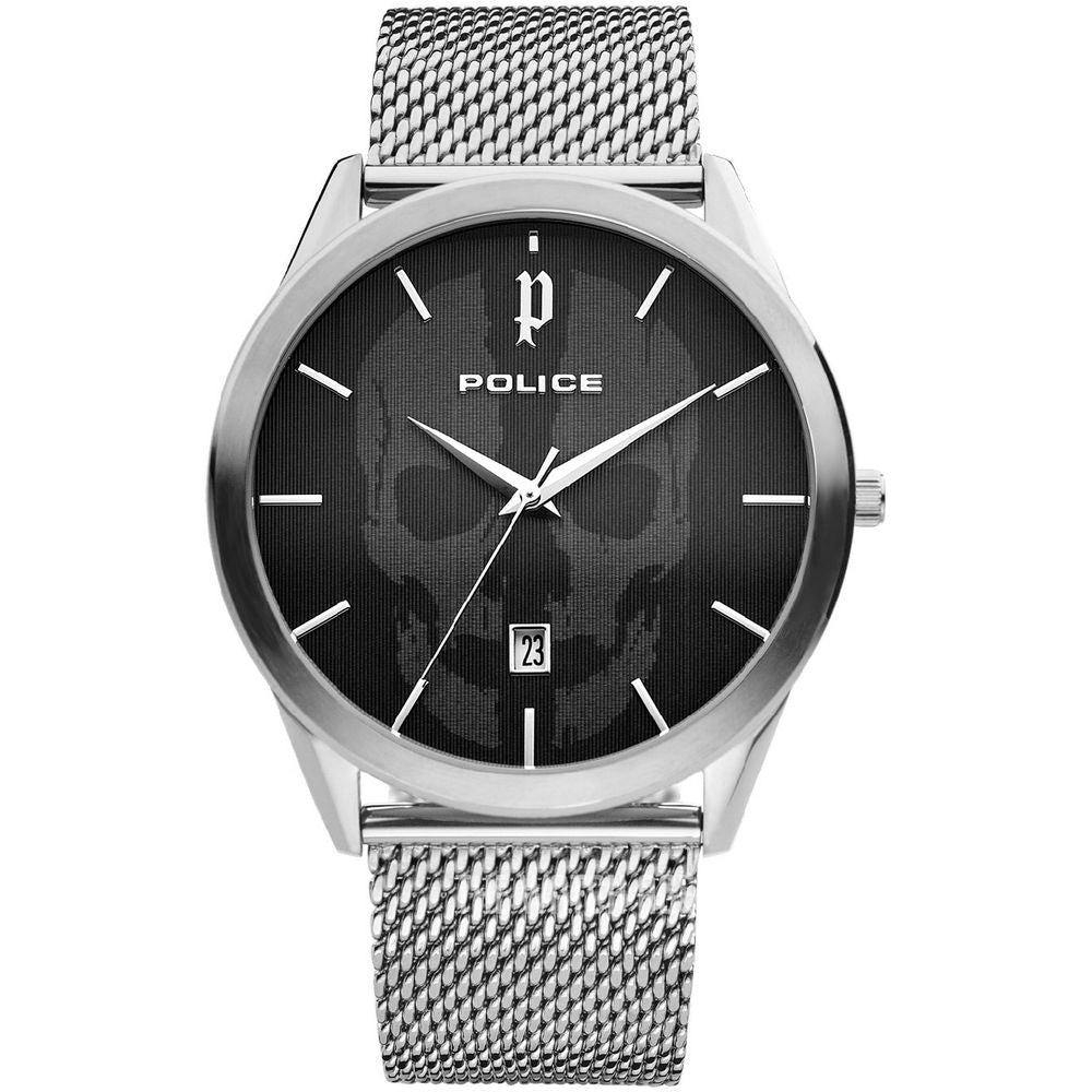 Police Gray Stainless Steel Watch