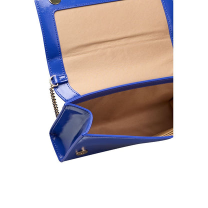 Love Moschino Blue Polyethylene Crossbody Bag