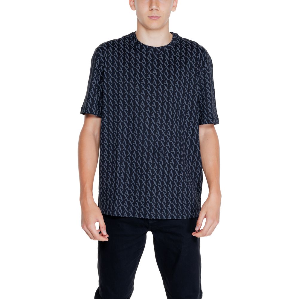 Armani Exchange Black Cotton T-Shirt