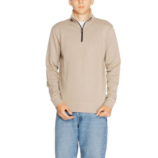 Hugo Boss Brown Cotton Sweater