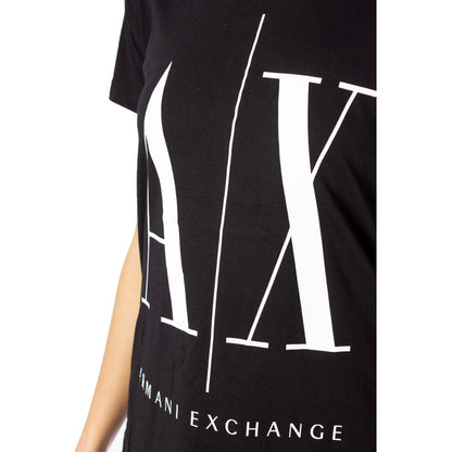 Armani Exchange Black Cotton Tops & T-Shirt