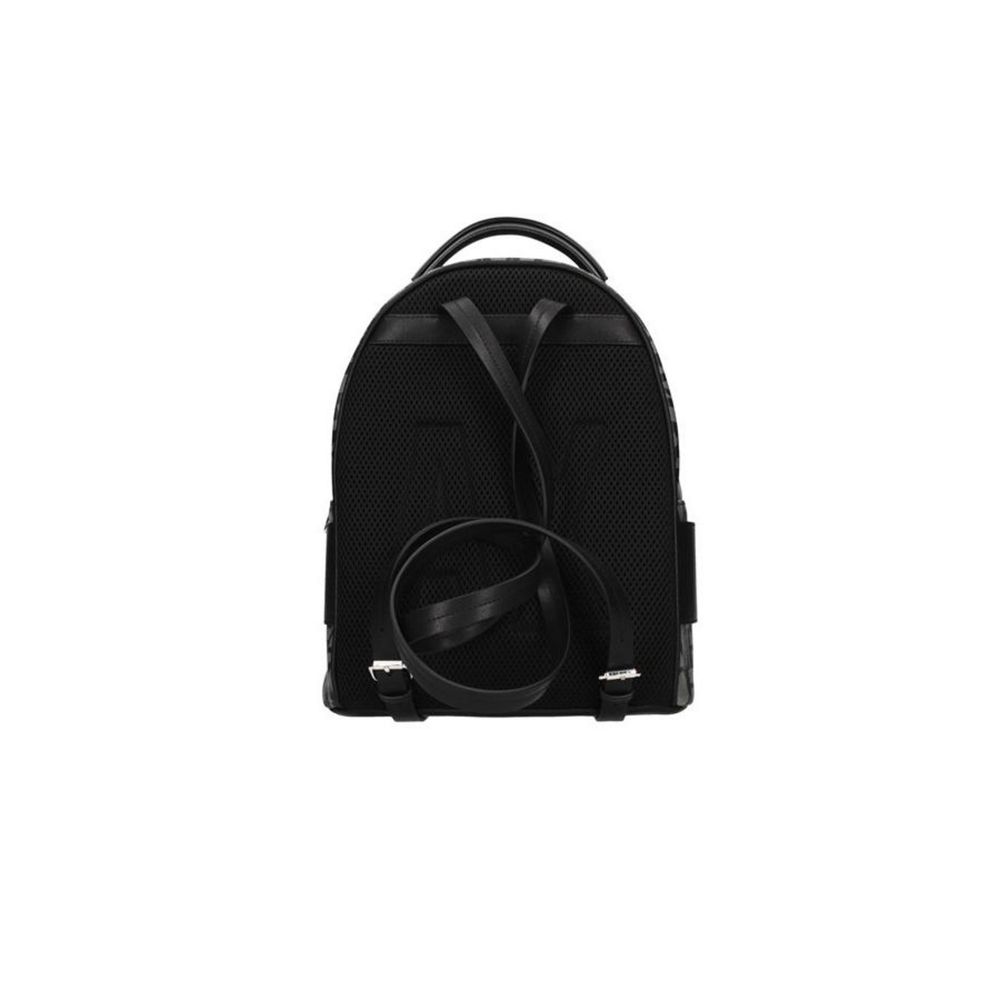 Armani Exchange Black Cotton Backpack