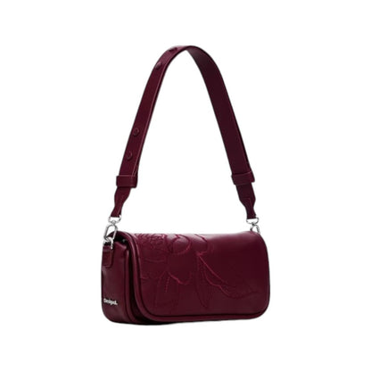 Desigual Bordeaux Polyethylene Handbag