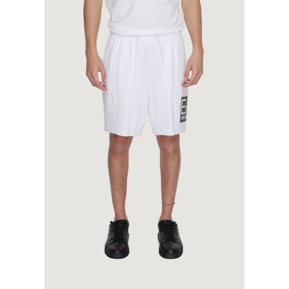 EA7 Emporio Armani White Cotton Short