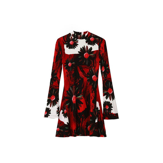 Desigual Red Viscose Dress