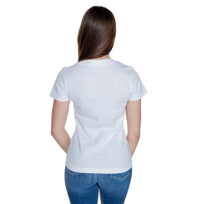 Calvin Klein Jeans White Cotton Rigenerato Tops & T-Shirt