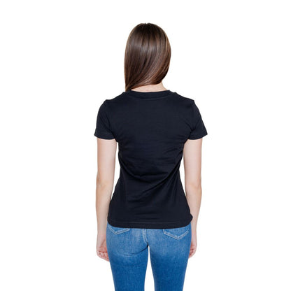 Calvin Klein Jeans Black Cotton Rigenerato Tops & T-Shirt