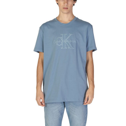 Calvin Klein Jeans Blue Cotton T-Shirt