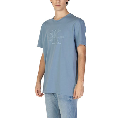 Calvin Klein Jeans Blue Cotton T-Shirt