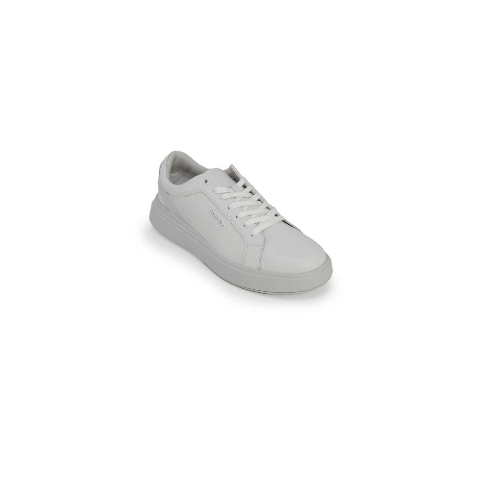 Calvin Klein Gray Leather Sneaker