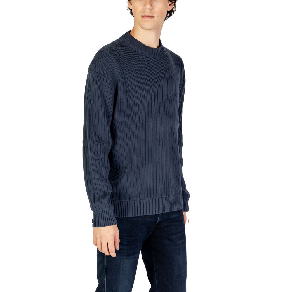 Calvin Klein Jeans Blue Cotton Sweater