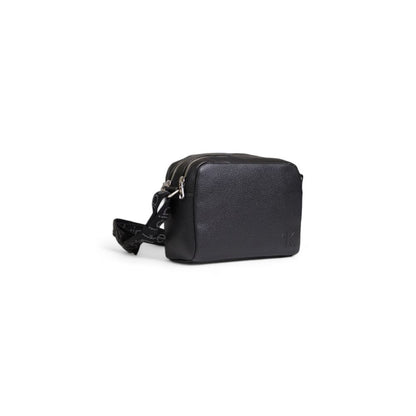 Calvin Klein Black Recycled Polyester Leather Accessory