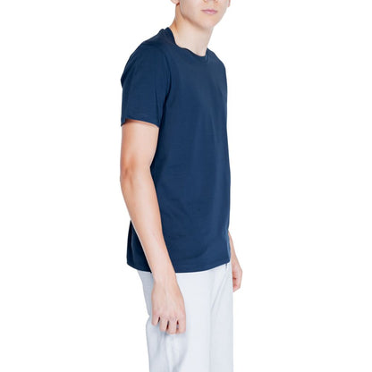 Peuterey Blue Cotton T-Shirt