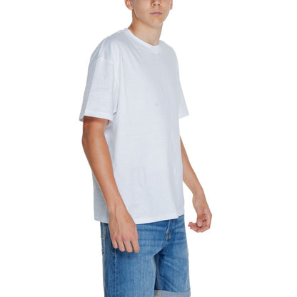 Jack Jones White Cotton T-Shirt