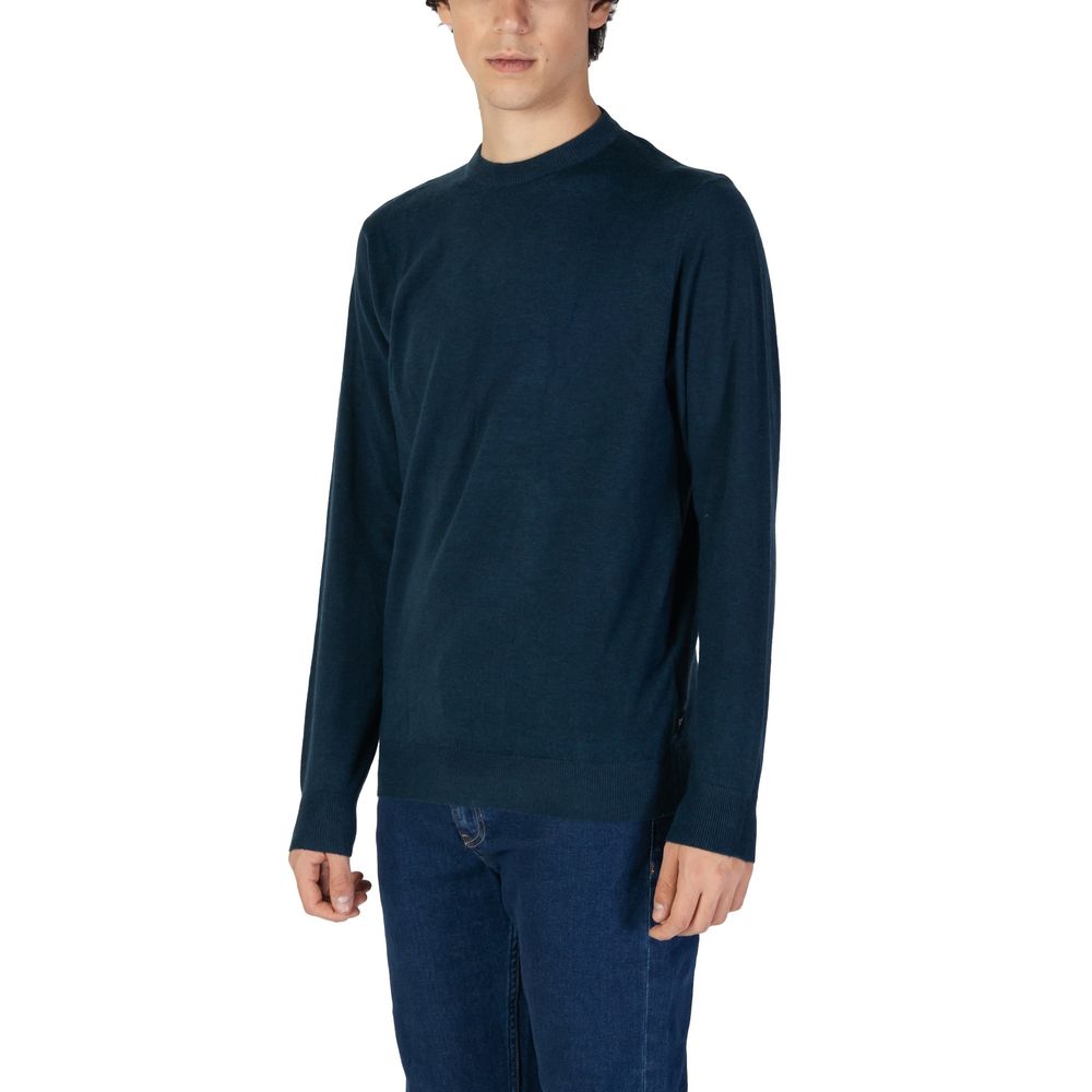 Gas Blue Acrylic Sweater