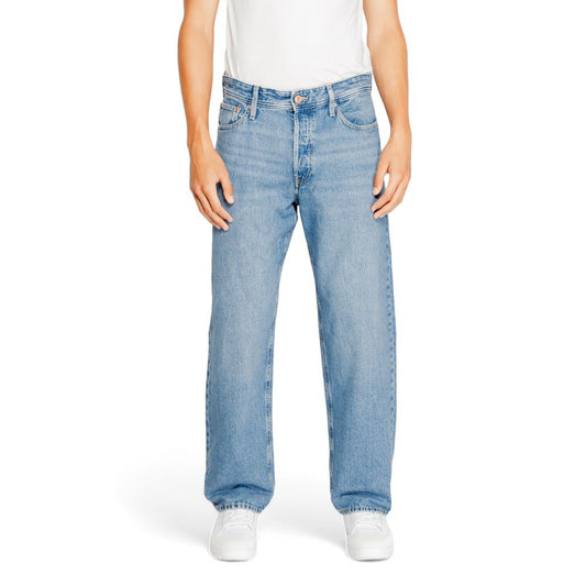 Jack Jones Blue Cotton Jeans & Pant