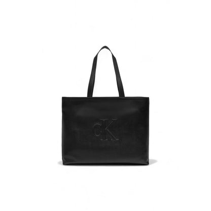 Calvin Klein Jeans Black Polyethylene Handbag