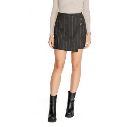 Only Gray Recycled Polyester Skirt