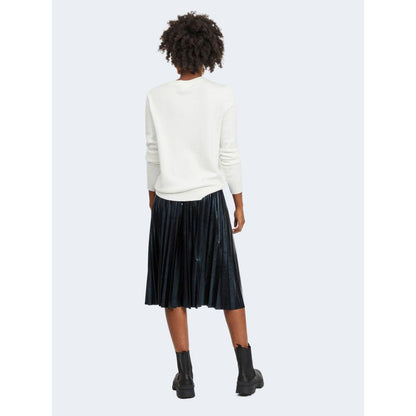 Vila Clothes White Viscose Sweater