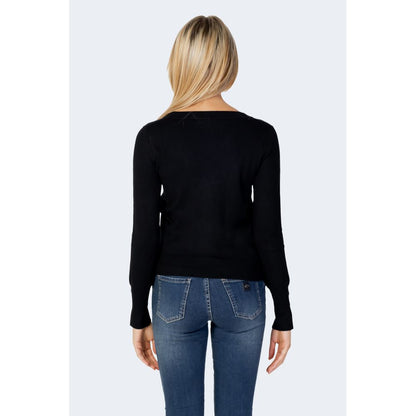 Guess Black Viscose Cardigan