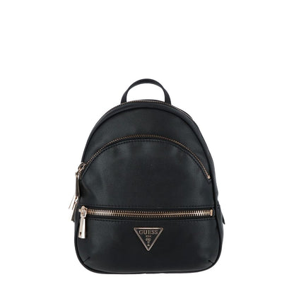 Guess Black Synthetic Leather Backpack