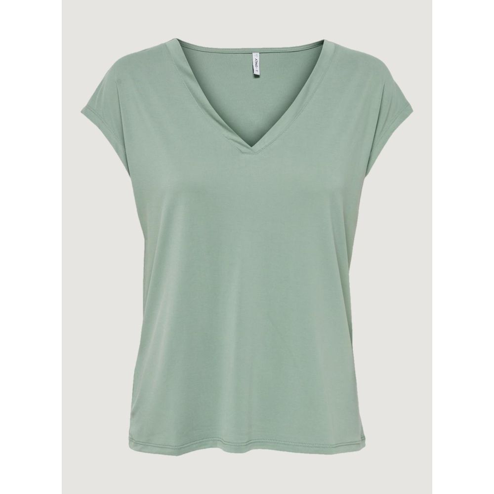 Only Green Tencel Tops & T-Shirt