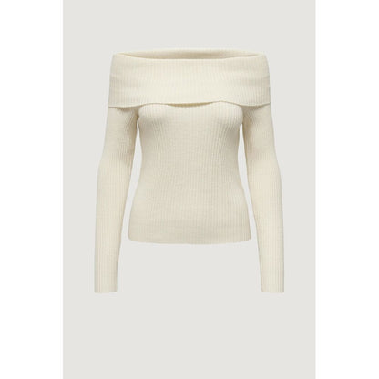 Only Cream Viscose Sweater