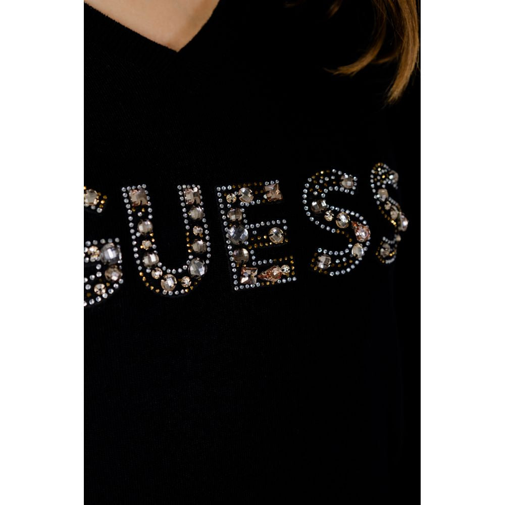 Guess Black Viscose Tops & T-Shirt