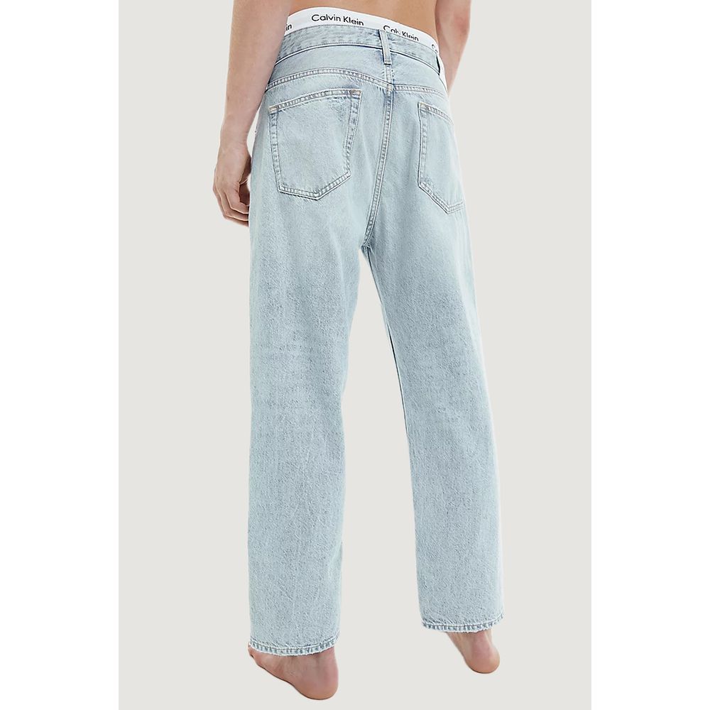 Calvin Klein Jeans Light Blue Cotton Jeans & Pant