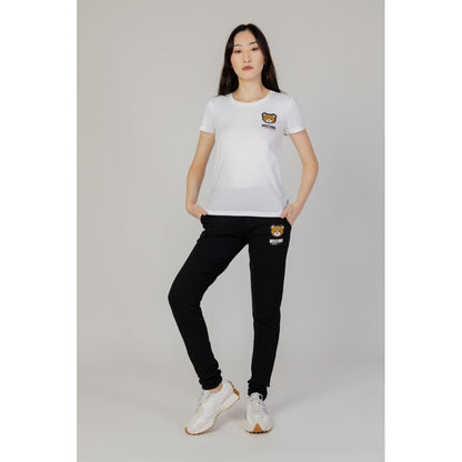 Moschino Black Cotton Jeans & Pant