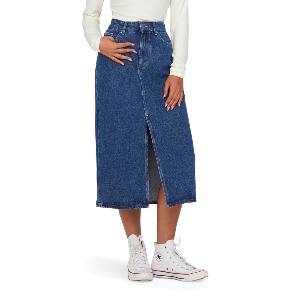 Only Blue Cotton Skirt