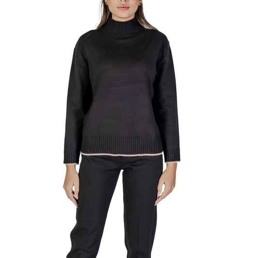 Street One Black Polyester Sweater