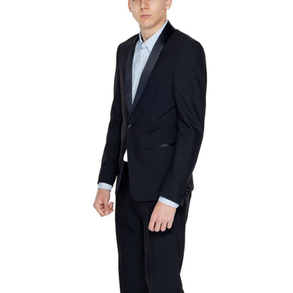 Antony Morato Black Polyester Suit