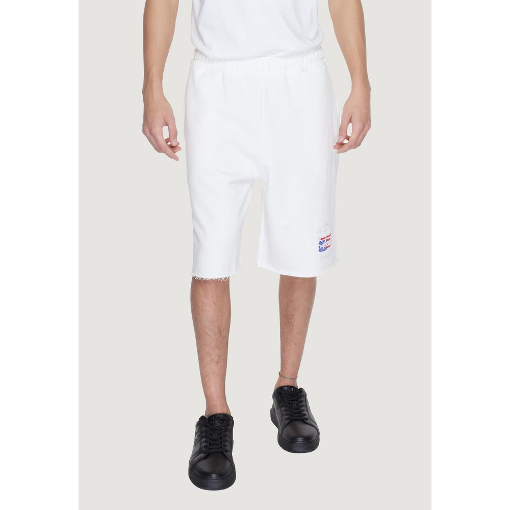 Underclub White Cotton Short