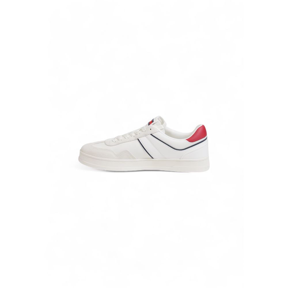 Tommy Hilfiger Jeans White Suede Sneaker