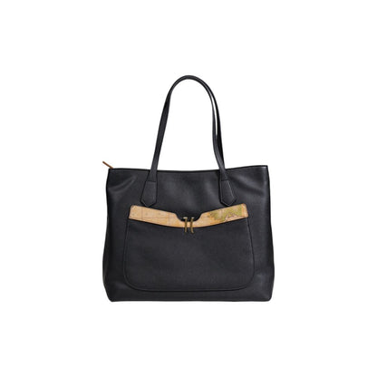 Alviero Martini Prima Classe Black Polyethylene Handbag