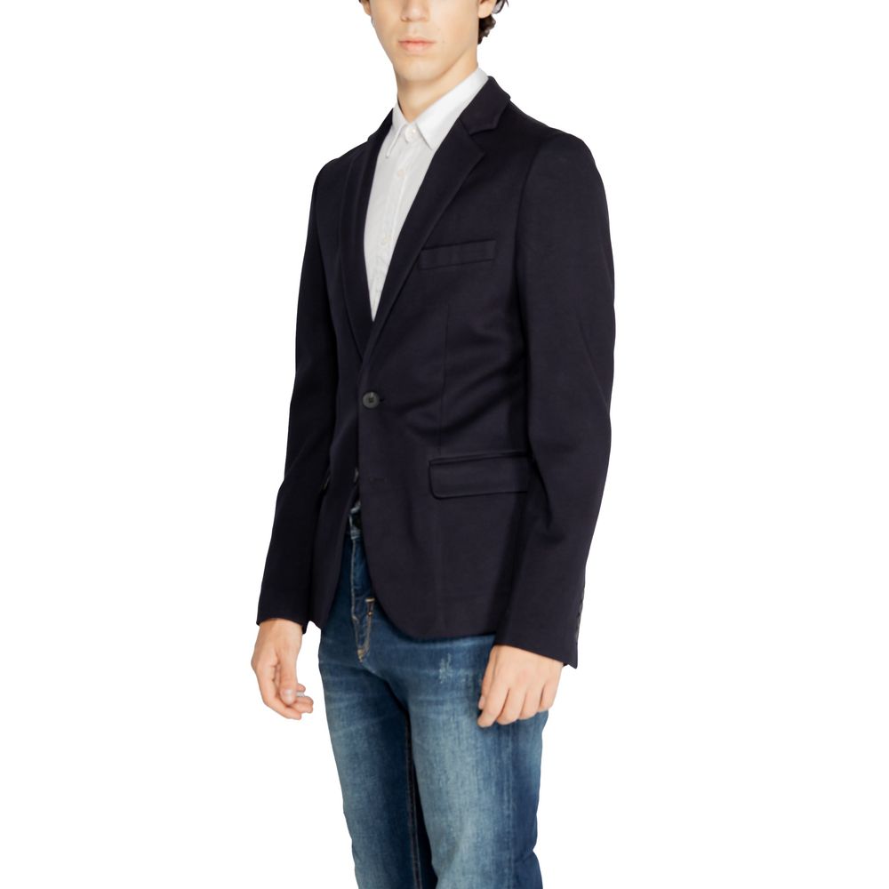 Antony Morato Blue Viscose Suit