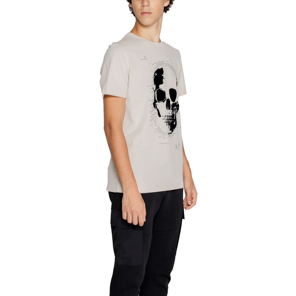 Antony Morato Beige Cotton T-Shirt