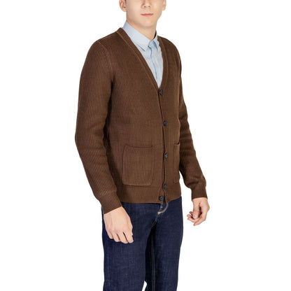 Antony Morato Brown Polyester Cardigan