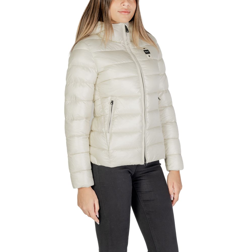 Blauer White Polyamide Jackets & Coat