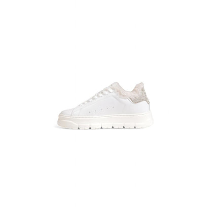 Crime London White Leather Sneaker