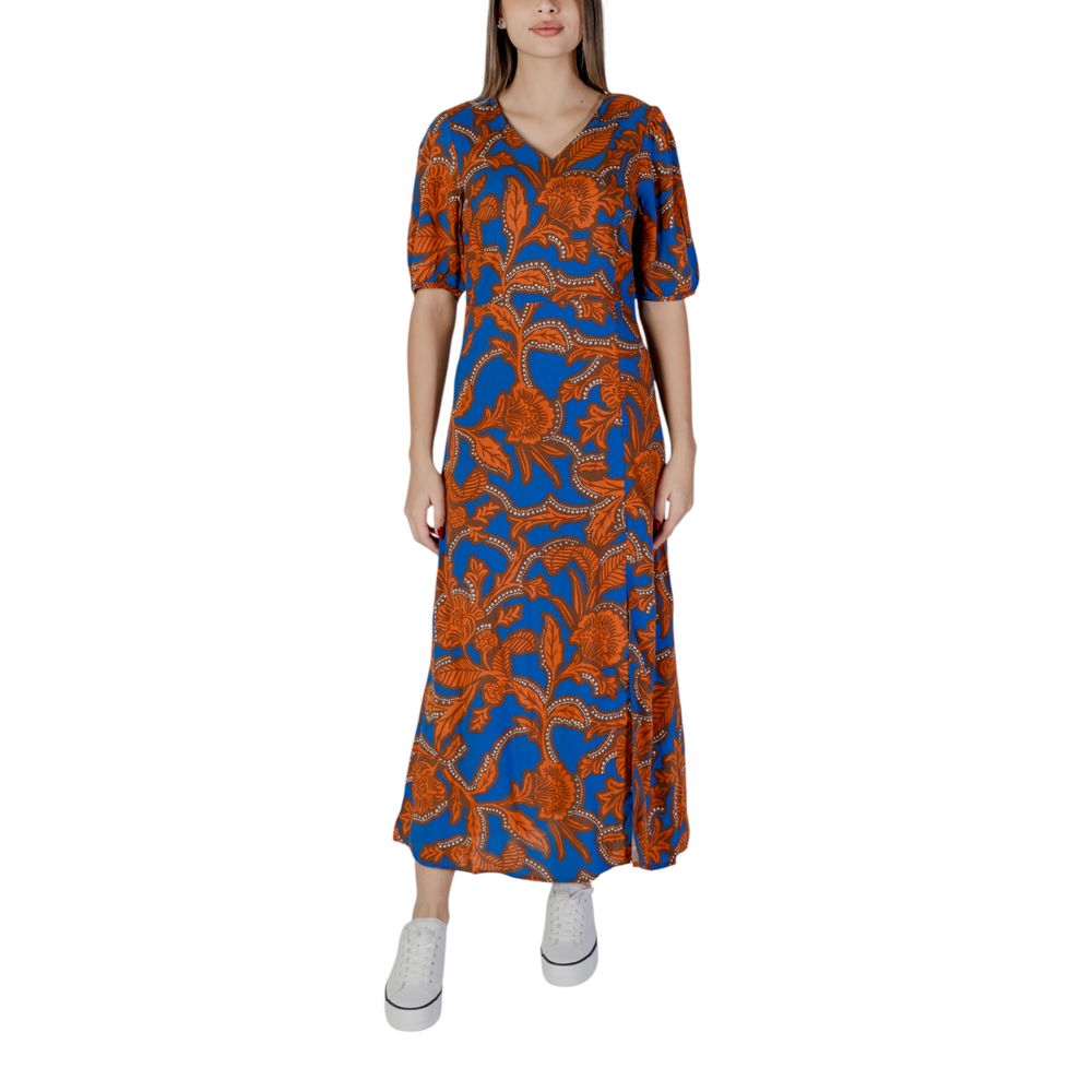 B.Young Blue Viscose Dress