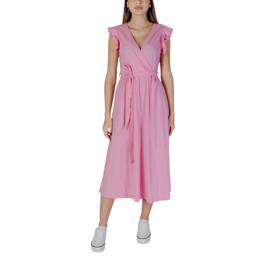 B.Young Multicolor Cotton Dress