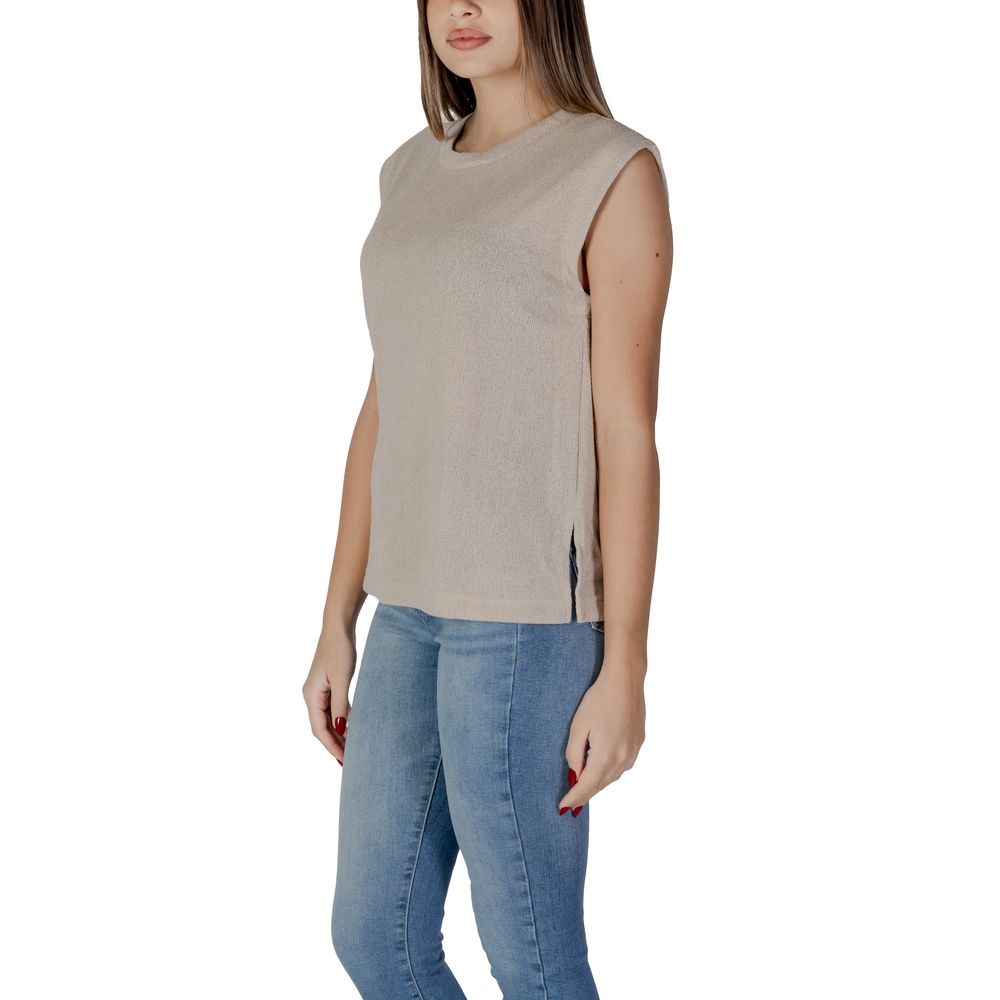 B.Young Beige Viscose Tops & T-Shirt