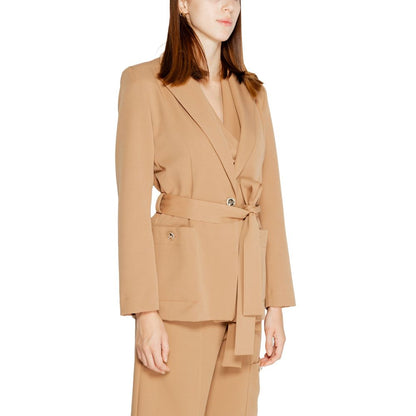 Rinascimento Beige Polyester Suits & Blazer