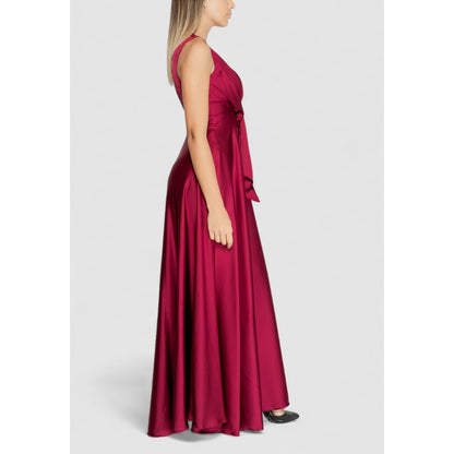 Rinascimento Bordeaux Polyester Dress