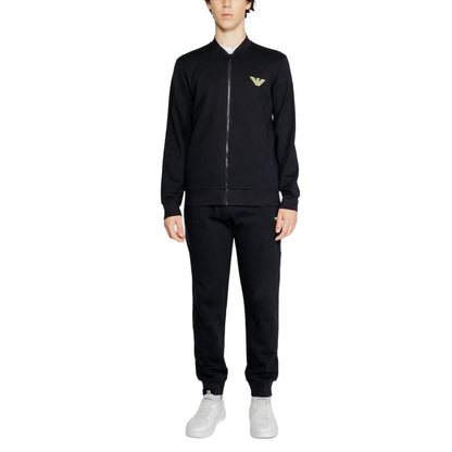 Emporio Armani Underwear Black Cotton Sweatsuit