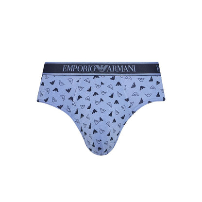 Emporio Armani Underwear Blue Cotton Underwear